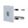 ADATTATORE DA PALO ALLUMINIO 130X140X45 MM - 80~150 MM