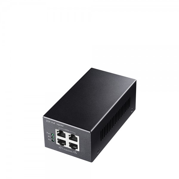 POE INJECTOR GIGABIT DUAL CHANNEL 3 0W