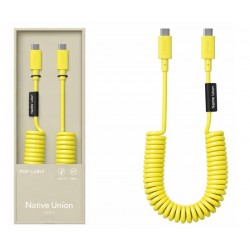 CAVO POP USB-C XL 2.4M 60W LEMON USB-C/USB-C LEMON