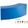 PANCA DEBATE LATO INT.160 IMBOTTITA CURVA 200X40X H50