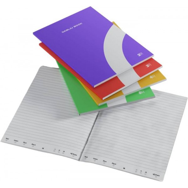 QUADERNI A RIGHE PACK 5PZ PER DABLIU PEN+ (NON INCLUSA)