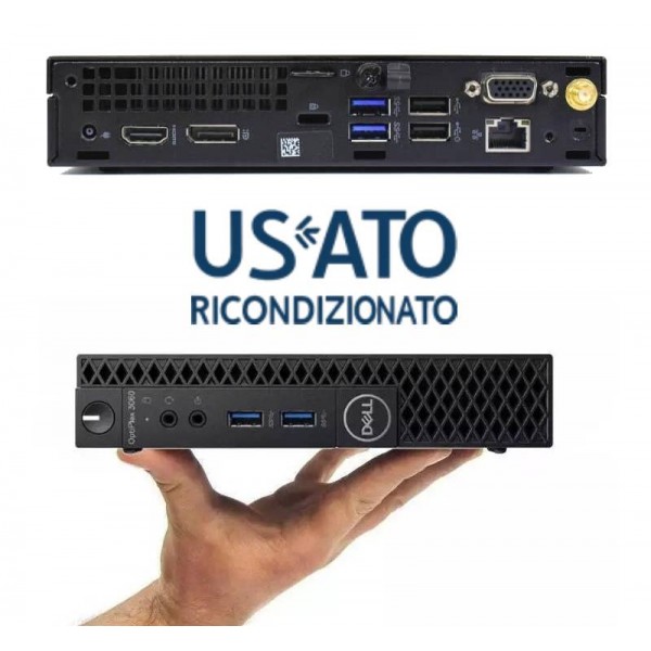 PC REF I5 16GB 256SSD W11P I5-8500T DELL 3060 MICRO