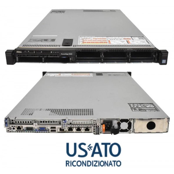 SERVER REF DELL R630 2XE5-2697 64GB 2X1,2TB SAS H330 2XPSU  8SFF V4
