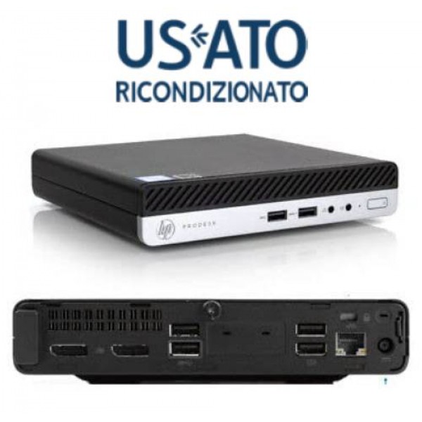 PC REF I5 16GB 512GB NVME DM W11P I5-8500T 400 G4 TINY-MINI