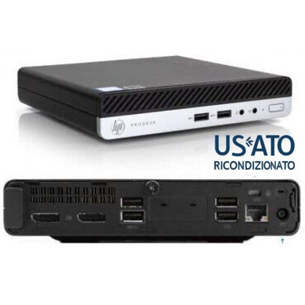 PC REF I5 8GB 256GB SSD NVME W11P I5-9500T 400 G4 TINY-MINI