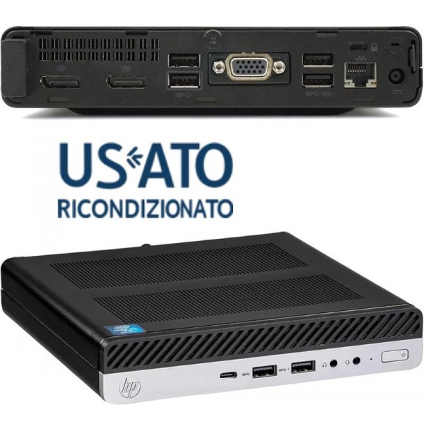 PC REF I5 8GB 512GB  DM W11P I5-8500T 800 G4 TINY-MINI