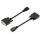 ADATTATORE DVI/D-HDMI M/F HQ 3840x2160 @60Hz CON CAVO 0,2MT