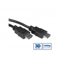 CAVO HDMI+ETHERNET 4K 5MT M/M BK 3840x2160 @30Hz
