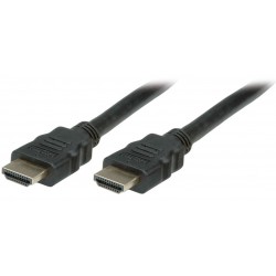 CAVO HDMI+ETHERNET 4K 3MT M/M BK 3840x2160 @60Hz HDR