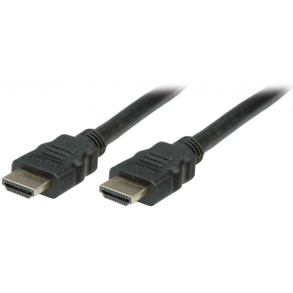 CAVO HDMI+ETHERNET 4K 3MT M/M BK 3840x2160 @60Hz HDR