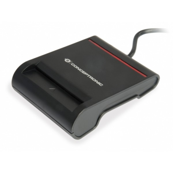 CARD READER ESTERNO USB 2.0 BK SMART ID PLUG&PLAY