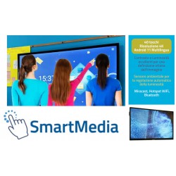 MON 86TOUCH  4K WIFI 2PENNE TELECO MANDO 40 TOCCHI ANDROID 11