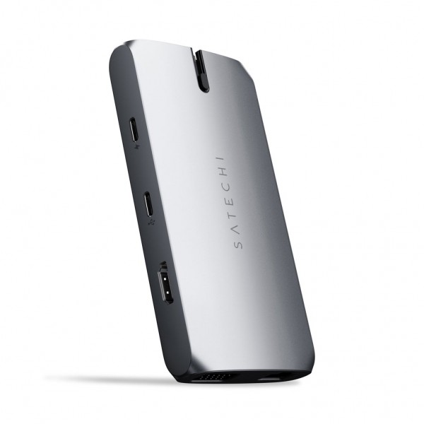 ADATTATORE TYPE C MULTIPORT ONTHEGO PD 60W-HDMI-VGA-USB-GBIT-SD SPAGEGR