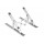 SUPPORTO NOTEBOOK 17 ALLUMINIO PIEGHEVOLE REGOLABILE 7 LIVELLI