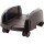 PORTA PC CARRELLINO TECHMADE REGOLA BILE NERO CON ROTELLE + FERMO