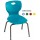 SEDIA FISSA 4GAMBE 41X41X H38/43/46 TUBOLARE D'ACCIAIO