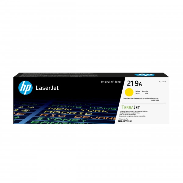 TONER HP W2192A GIALLO 1200PG L/J PRO MFP3302FDW