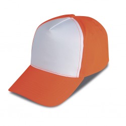 CAPPELLINO GOLF 5 PANNELLI BICOLORE IN 100% POLIESTERE