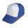 CAPPELLINO GOLF 5 PANNELLI BICOLORE IN 100% POLIESTERE Blu
