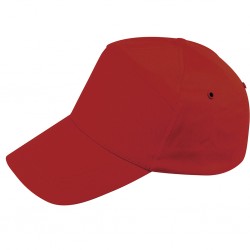 CAPPELLINO 7 PANNELLI IN 100% COTONE Rosso