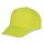 CAPPELLINO GOLF 5 PANNELLI COLORI FLUORESCENTI IN 100% POLIESTERE Giallo