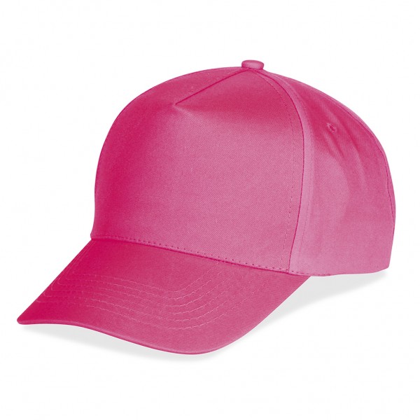 CAPPELLINO GOLF 5 PANNELLI COLORI FLUORESCENTI IN 100% POLIESTERE Rosa