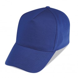 CAPPELLINO GOLF 5 PANNELLI JERSEY IN 95% POLIESTERE - 5% SPANDEX Blu