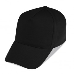 CAPPELLINO GOLF 5 PANNELLI JERSEY IN 95% POLIESTERE - 5% SPANDEX Nero