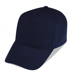 CAPPELLINO GOLF 5 PANNELLI JERSEY IN 95% POLIESTERE - 5% SPANDEX Blu navy
