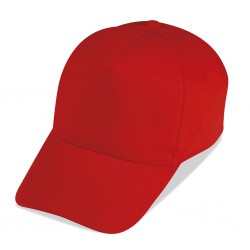 CAPPELLINO GOLF 5 PANNELLI JERSEY IN 95% POLIESTERE - 5% SPANDEX Rosso