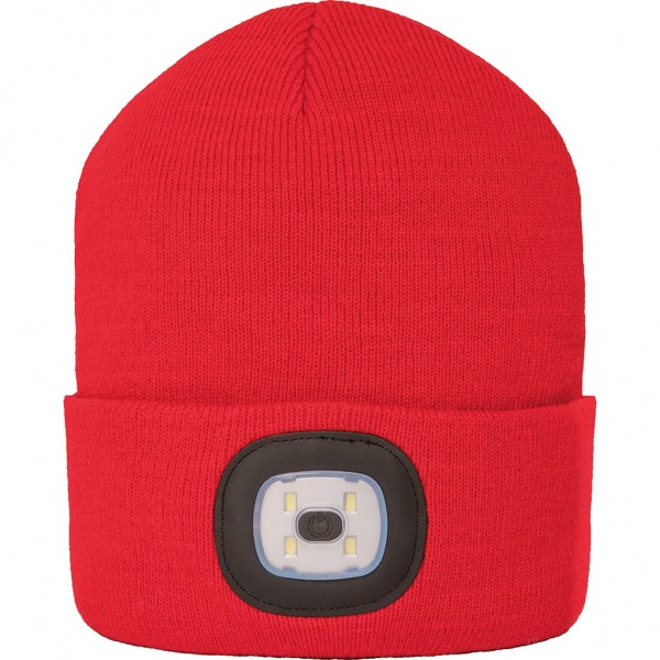 CAPPELLINO ZUCCOTTO CON LUCE COB IN ACRILICO Rosso