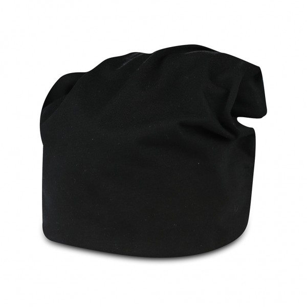 CAPPELLINO IN JERSEY IN 95% POLIESTERE - 5% SPANDEX  Nero