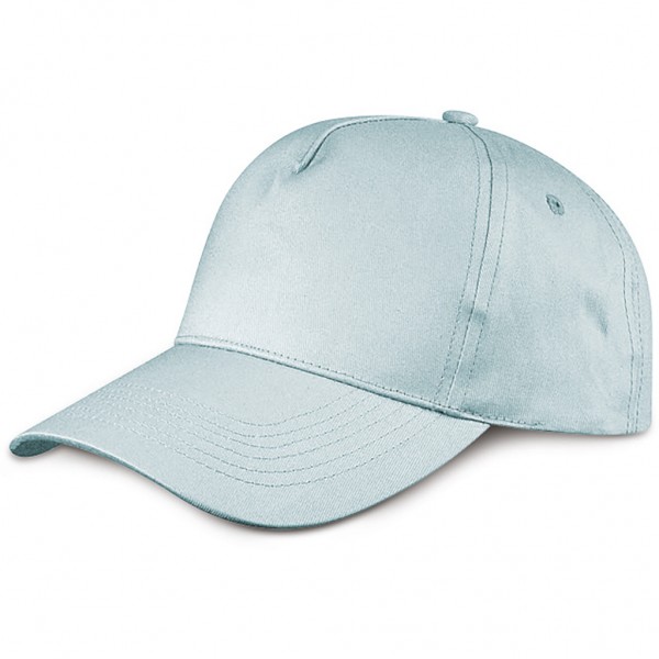CAPPELLINO GOLF 5 PANNELLI IN COTONE 100% Sky blue