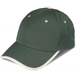 CAPPELLINO 5 PANNELLI IN 80% POLIESTERE - 20% COTONE Verde Ingl./Natural