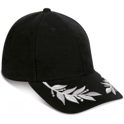 CAPPELLINO 6 PANNELLI IN 100% COTONE Nero