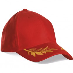 CAPPELLINO 6 PANNELLI IN 100% COTONE Rosso