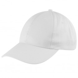 CAPPELLINO 6 PANNELLI IN 80% POLIESTERE - 20% COTONE Bianco