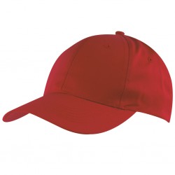 CAPPELLINO 6 PANNELLI IN 80% POLIESTERE - 20% COTONE Rosso