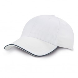 CAPPELLINO 6 PANNELLI IN 65% POLIESTERE - 35% COTONE Bianco