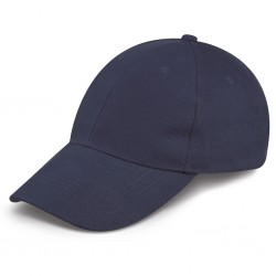CAPPELLINO 6 PANNELLI IN 100% COTONE PESANTE PETTINATO Blu navy