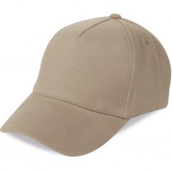 CAPPELLINO 5 PANNELLI IN 100% COTONE PESANTE PETTINATO Kaki