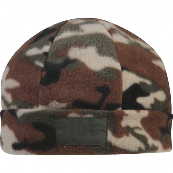 CAPPELLINO ZUCCOTTO MIMETICO  IN PILE (220