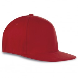 CAPPELLINO RAPPER 5 PANNELLI IN 100% COTONE Rosso