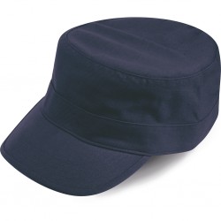 CAPPELLINO MILITARE IN 100% COTONE Blu navy
