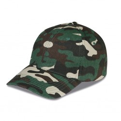 CAPPELLINO 6 PANNELLI MIMETICO IN 100% COTONE