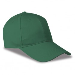 CAPPELLINO 6 PANNELLI VISIERA LUNGA IN COTONE 100% Verde