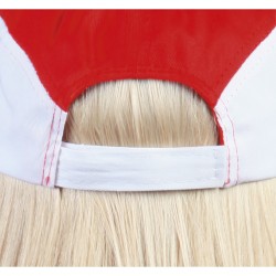 CAPPELLINO 8 PANNELLI BICOLORE SANDWICH  IN COTONE 100%