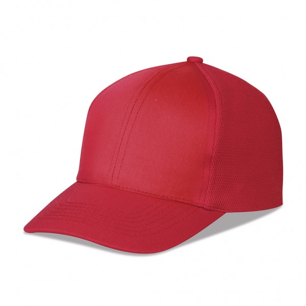 CAPPELLINO 6 PANNELLI MESH Rosso
