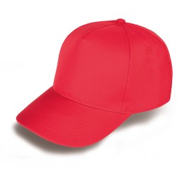 CAPPELLINO GOLF 5 PANNELLI IN POLIESTERE RPET Rosso