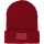 CAPPELLINO ZUCCOTTO IN ACRILICO CON TARGHETTA Rosso